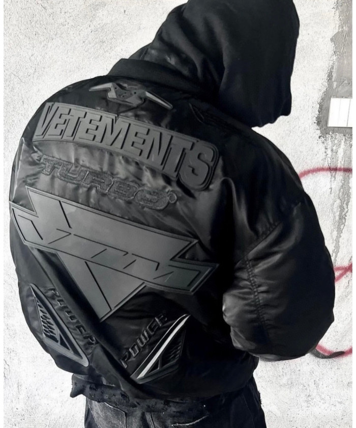 Vetements Embossed Letter Zip Sports Jacket #nigo96689