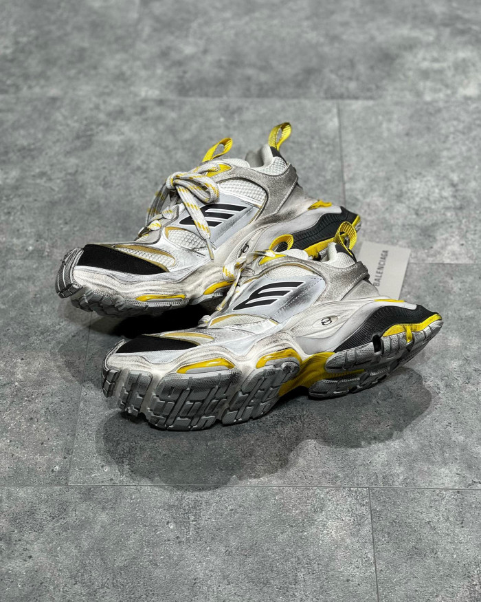NIGO Balenciaga Men'S CARGO Sneaker In Grey Black And Yellow Shoes #nigo96699