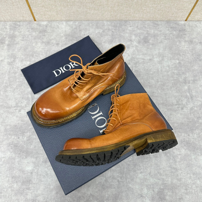 Dior Men's High Top Calfskin Boots Ngvp #nigo6778