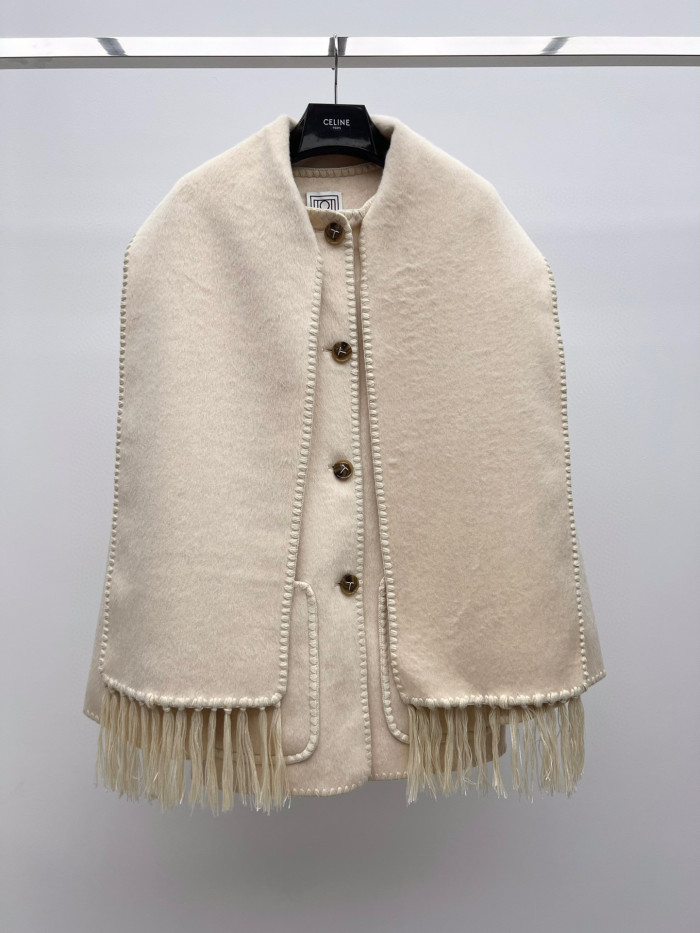 TOTEME Woolen Scarf Shawl Jacket #nigo22119