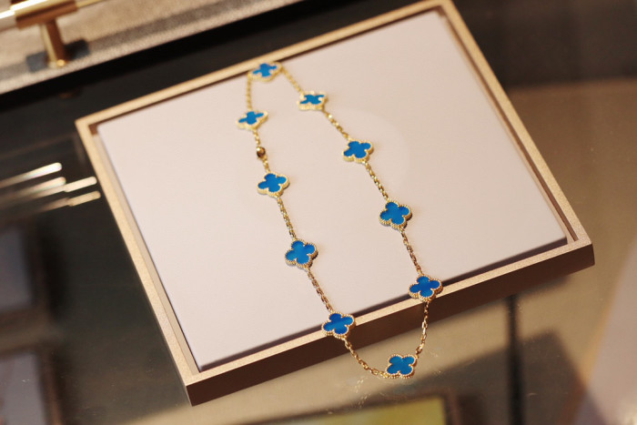 Van Cleef & Arpels Vintage Alhambra Necklace Jewelry #nigo96695
