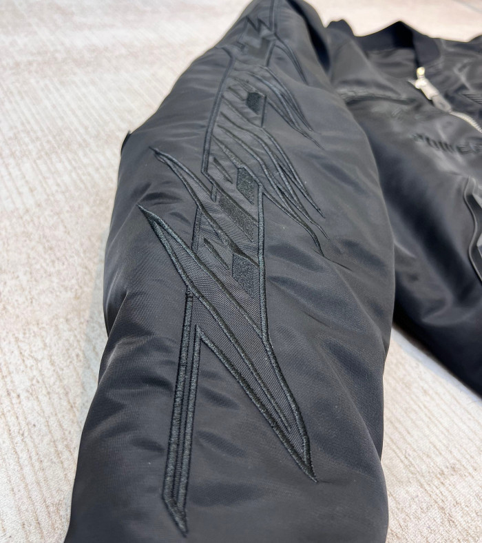 Vetements Embossed Letter Zip Sports Jacket #nigo96689