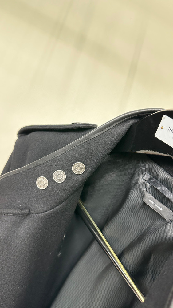 Tom Ford Solid Color Slanted Zipper Long Coat Ngvp #nigo6779