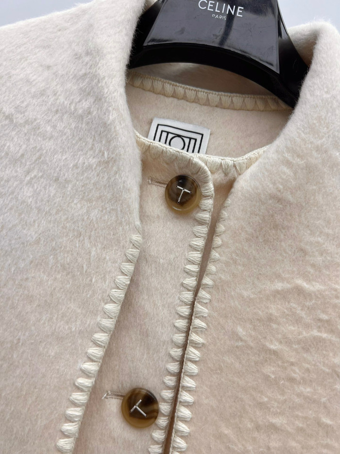 TOTEME Woolen Scarf Shawl Jacket #nigo22119