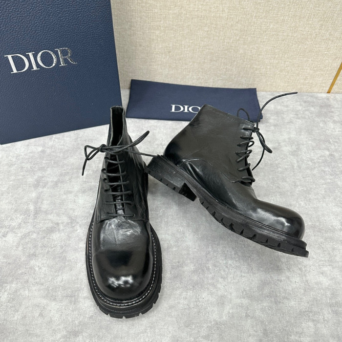 Dior Men's High Top Calfskin Boots Ngvp #nigo6778