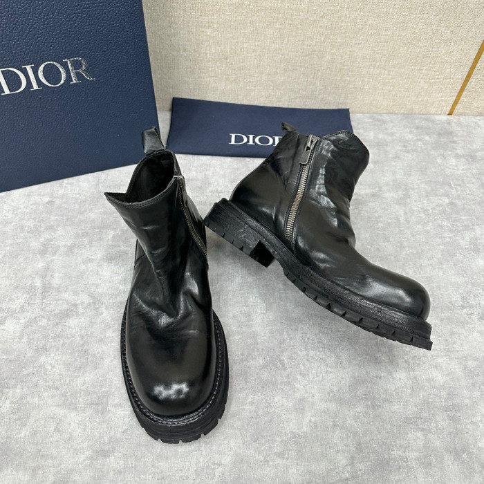 Dior Vintage High Top Leather Boots Ngvp #nigo6773