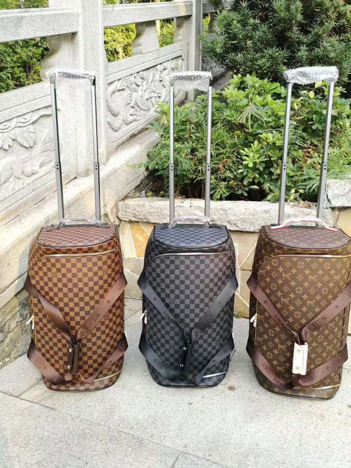 Louis Vuitton HORIZON SOFT Portable Printed Pull-up Luggage #nigo22126