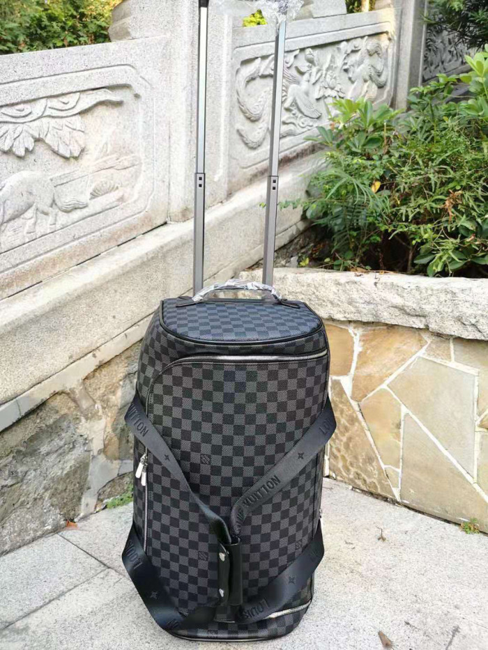 Louis Vuitton HORIZON SOFT Portable Printed Pull-up Luggage #nigo22126