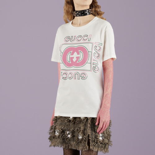 Gucci Printed Letter Short Sleeve T-shirt #nigo22125