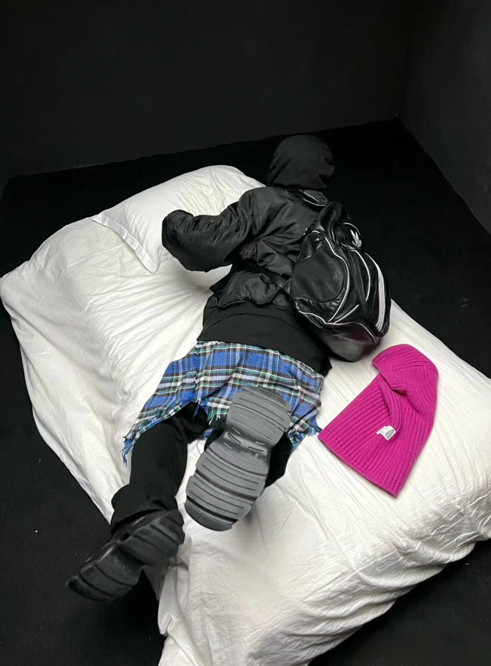 BalenciagaxAdidas Bright Letter Zipper Backpack Bag #nigo22129