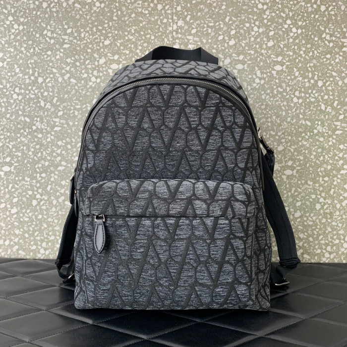 Valentino Printed Canvas Backpack Bag #nigo22127