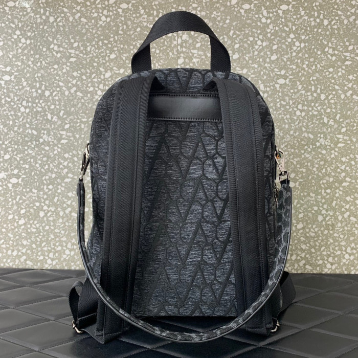 Valentino Printed Canvas Backpack Bag #nigo22127