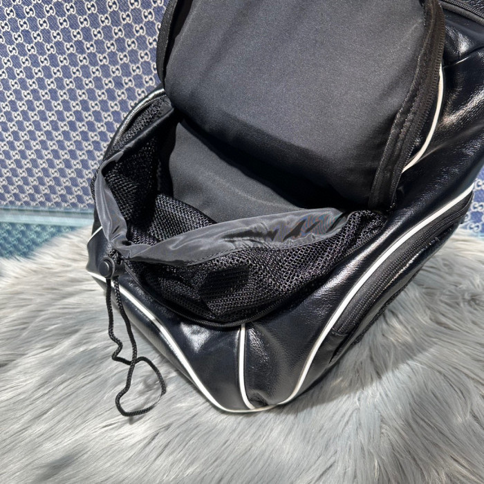 BalenciagaxAdidas Bright Letter Zipper Backpack Bag #nigo22129