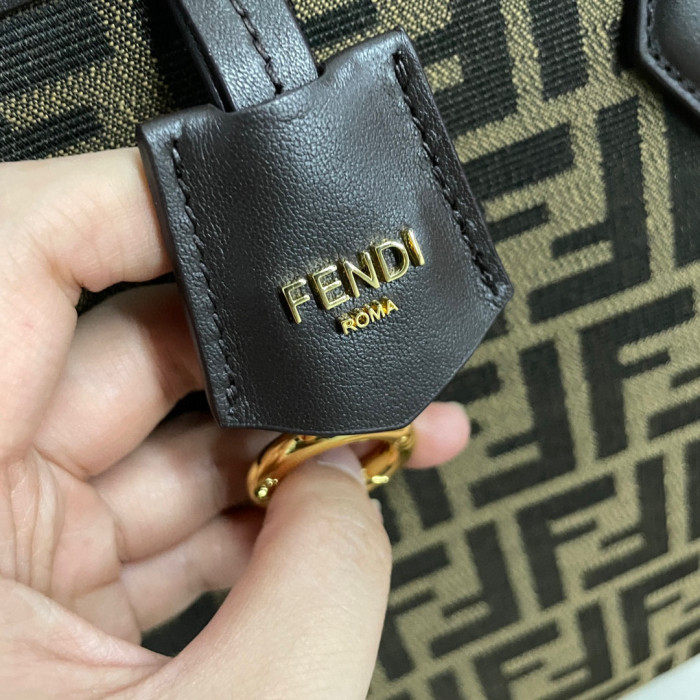 Fendi Origami Portable Canvas Printed Bag #nigo22132