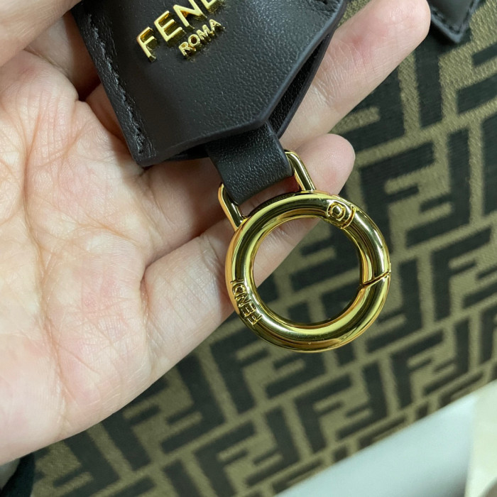 Fendi Origami Portable Canvas Printed Bag #nigo22132
