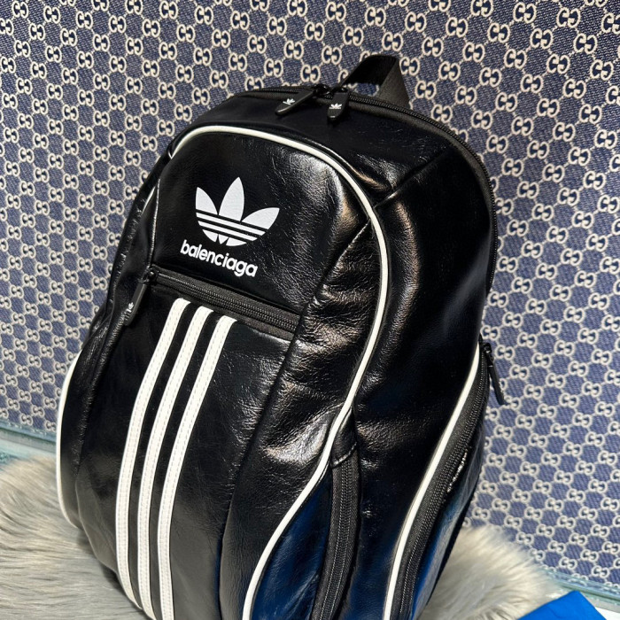 BalenciagaxAdidas Bright Letter Zipper Backpack Bag #nigo22129
