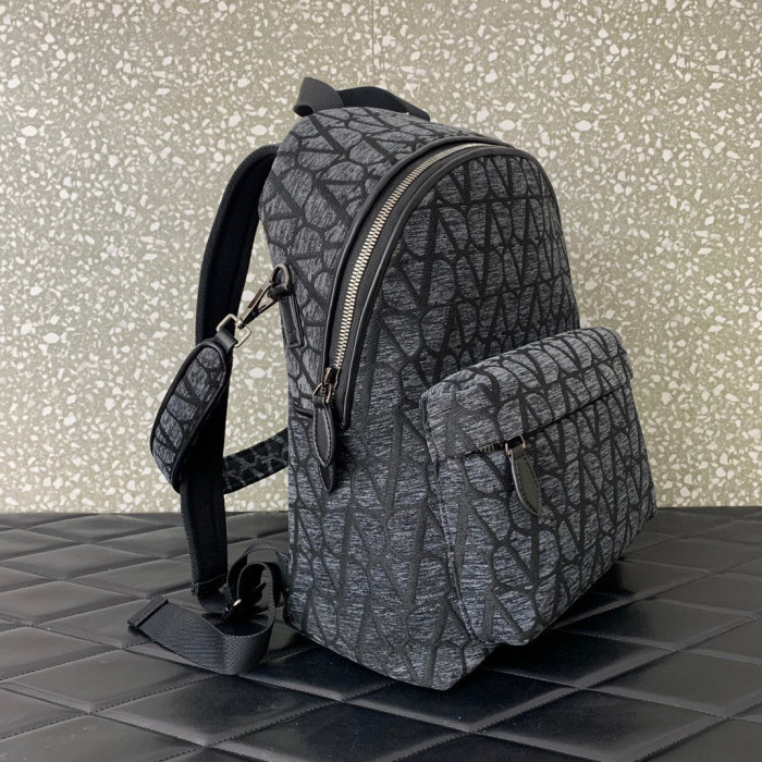 Valentino Printed Canvas Backpack Bag #nigo22127
