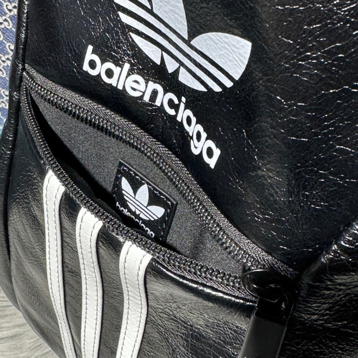 BalenciagaxAdidas Bright Letter Zipper Backpack Bag #nigo22129