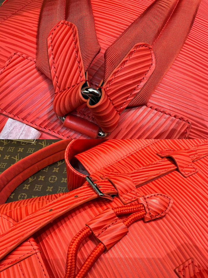 Louis Vuitton CHRISTOPHER Leather Printed Backpack Bag #nigo22135