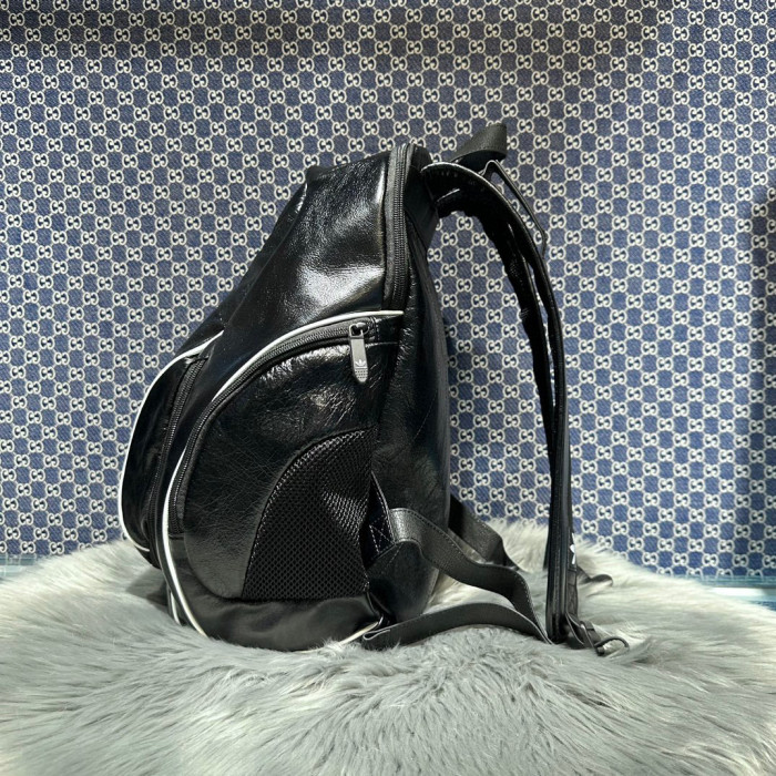 BalenciagaxAdidas Bright Letter Zipper Backpack Bag #nigo22129