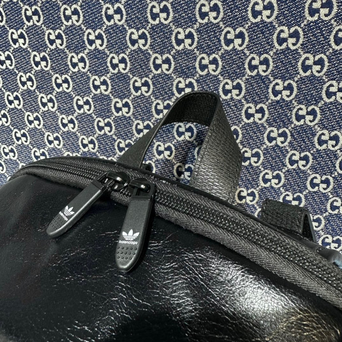 BalenciagaxAdidas Bright Letter Zipper Backpack Bag #nigo22129