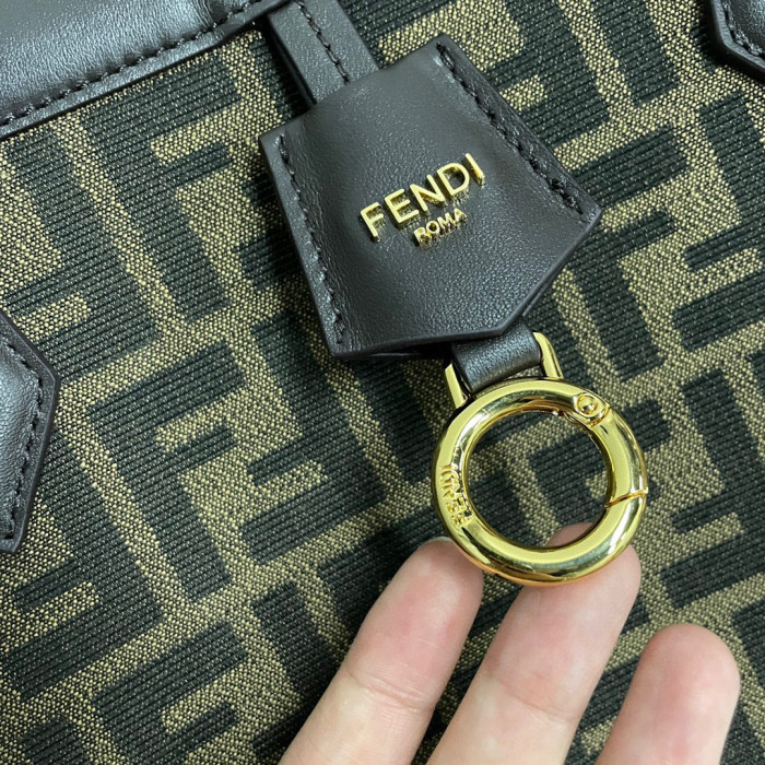 Fendi Origami Portable Canvas Printed Bag #nigo22132