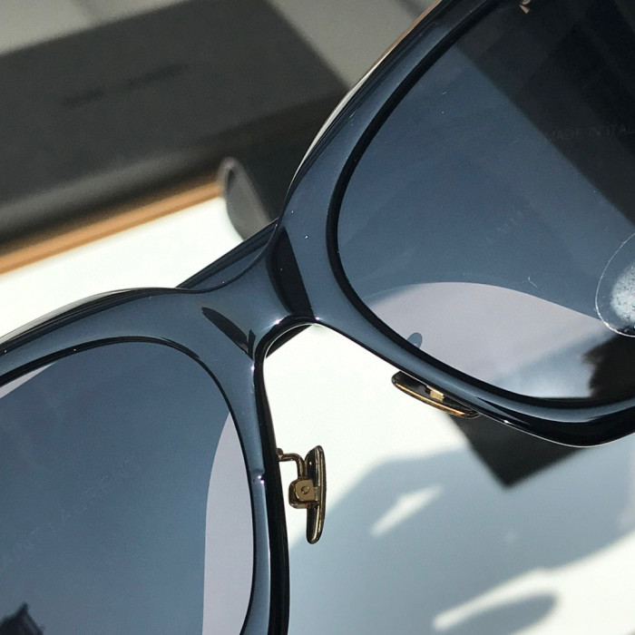 SAINT LAURENT Black Square Sunglasses Glasses #nigo96756