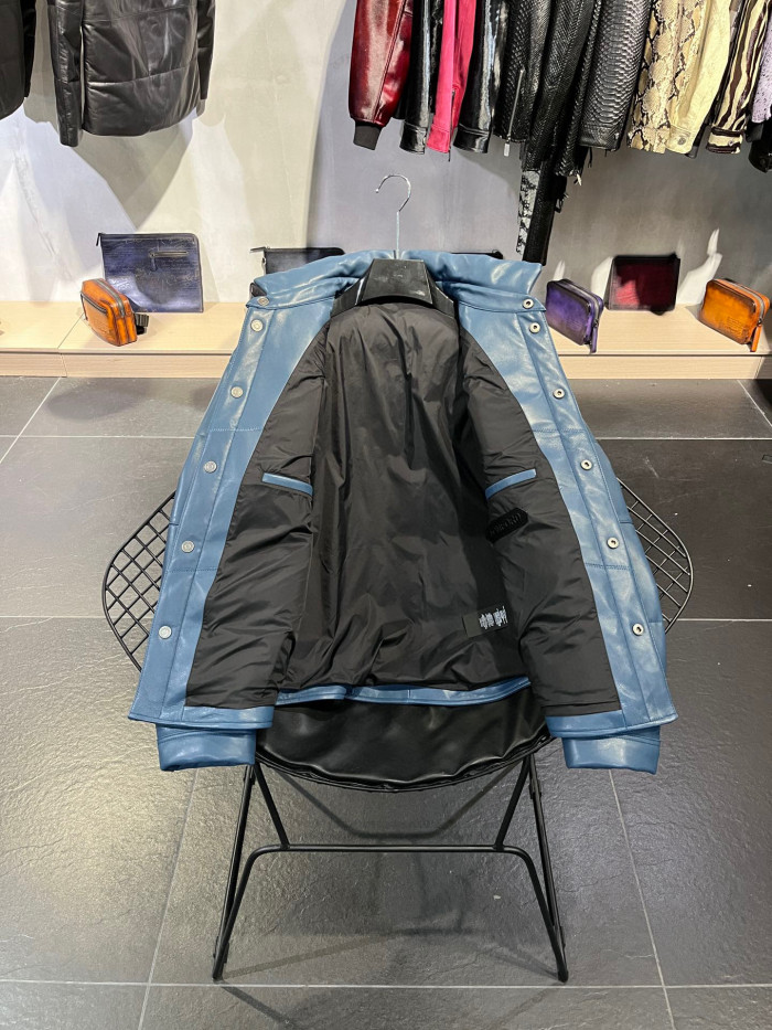 Tom Ford Leather Puffer Down Jacket Ngvp #nigo6822