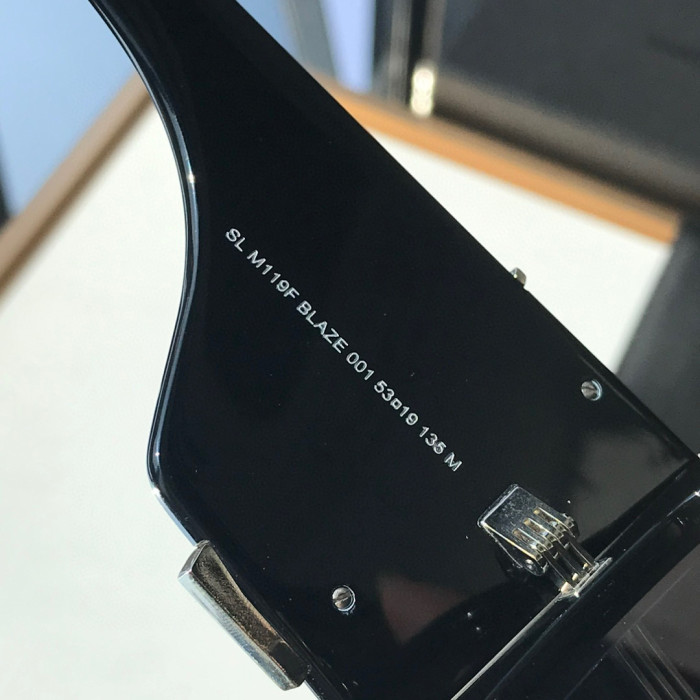 SAINT LAURENT Black Square Sunglasses Glasses #nigo96756