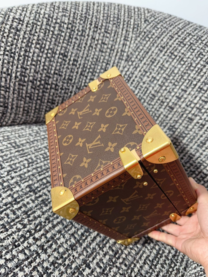 Louis Vuitton Metal Clad Corner Hard Case Set of 4 Bag #nigo96762