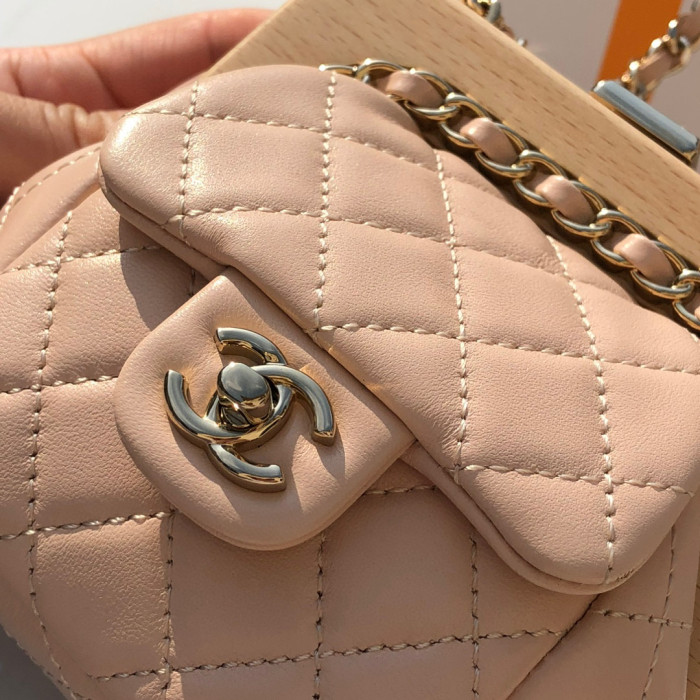 Chanel Leather Chain Diagonal Mini Bag #nigo22168