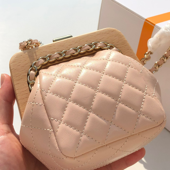 Chanel Leather Chain Diagonal Mini Bag #nigo22168