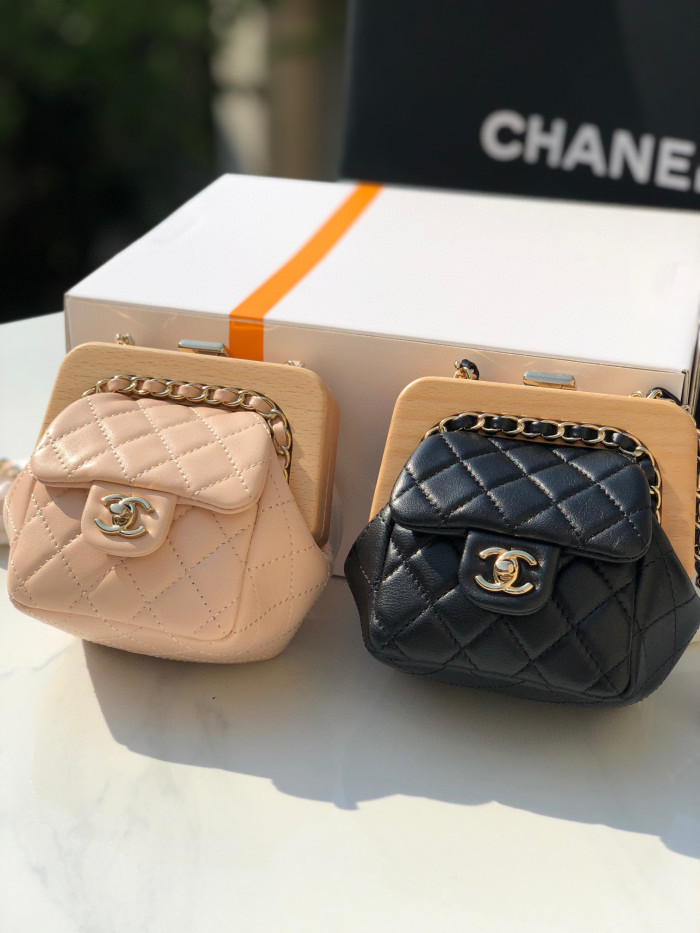 Chanel Leather Chain Diagonal Mini Bag #nigo22168