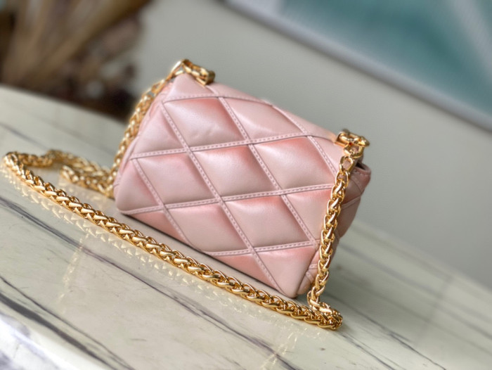 Louis Vuitton PICO GO-14 Leather Chain Diagonal Bag #nigo22171
