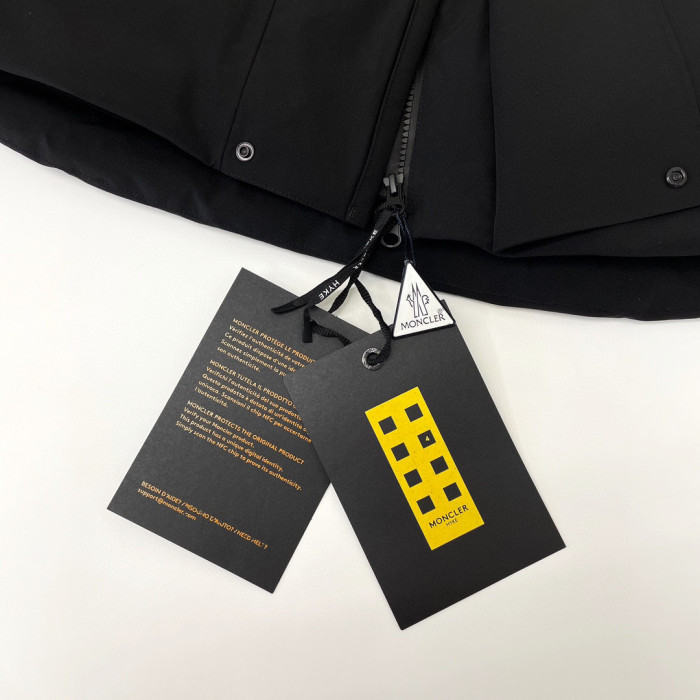 Moncler Black Hooded Down Jacket #nigo22155
