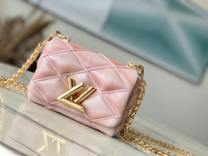 Louis Vuitton PICO GO-14 Leather Chain Diagonal Bag #nigo22171
