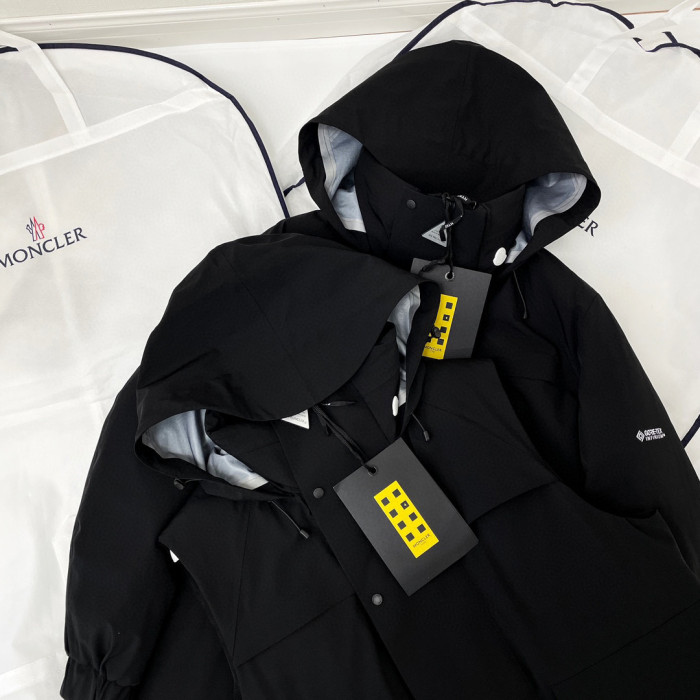 Moncler Black Hooded Down Jacket #nigo22155
