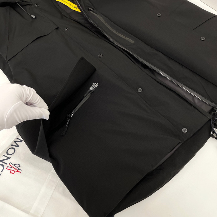 Moncler Black Hooded Down Jacket #nigo22155