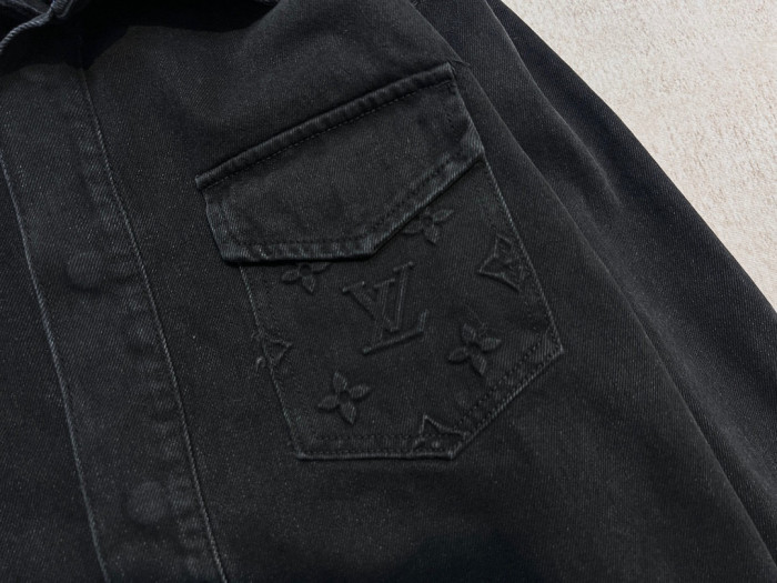 Louis Vuitton Denim Buckle Up Jacket And Pants Set #nigo22157