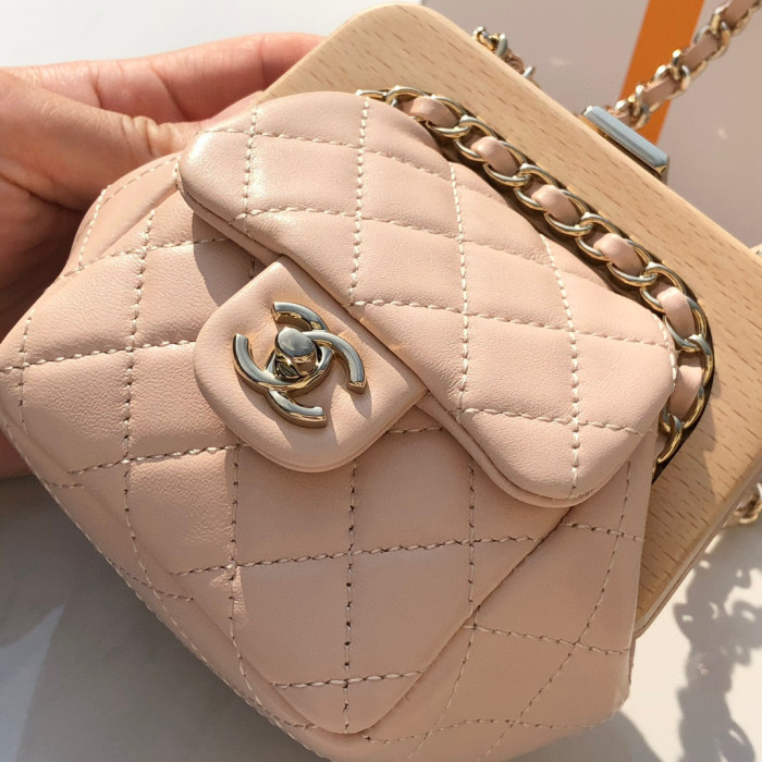 Chanel Leather Chain Diagonal Mini Bag #nigo22168