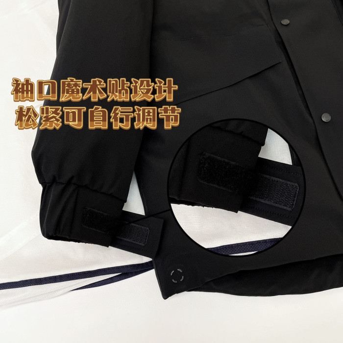 Moncler Black Hooded Down Jacket #nigo22155