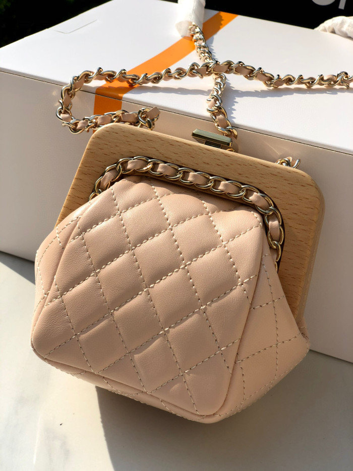 Chanel Leather Chain Diagonal Mini Bag #nigo22168