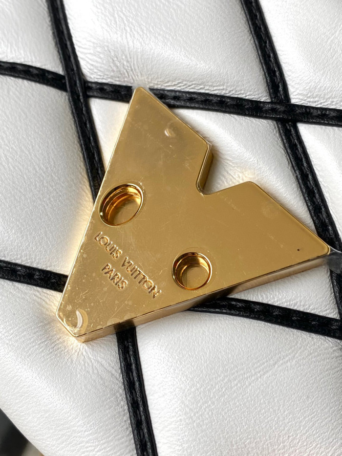 Louis Vuitton PICO GO-14 Leather Chain Diagonal Bag #nigo22171