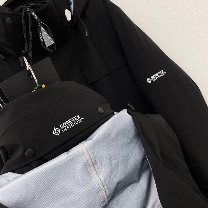 Moncler Black Hooded Down Jacket #nigo22155