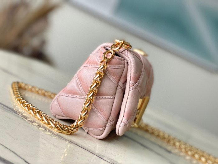 Louis Vuitton PICO GO-14 Leather Chain Diagonal Bag #nigo22171