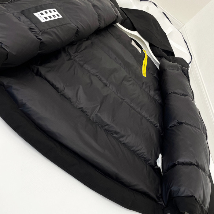 Moncler Black Hooded Down Jacket #nigo22155
