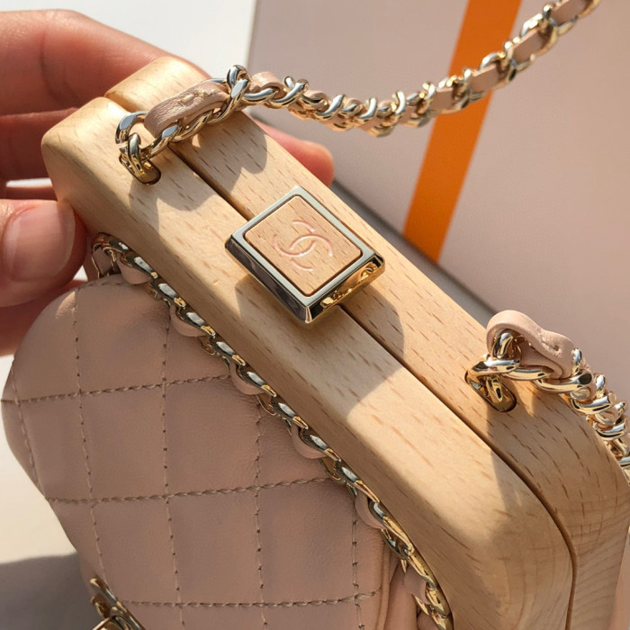 Chanel Leather Chain Diagonal Mini Bag #nigo22168