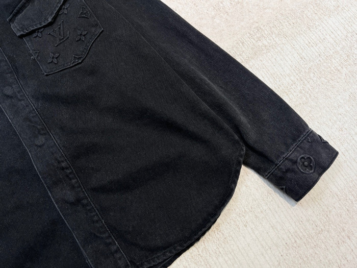 Louis Vuitton Denim Buckle Up Jacket And Pants Set #nigo22157