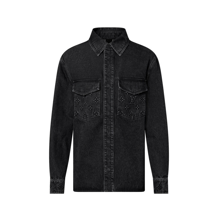 Louis Vuitton Denim Buckle Up Jacket And Pants Set #nigo22157