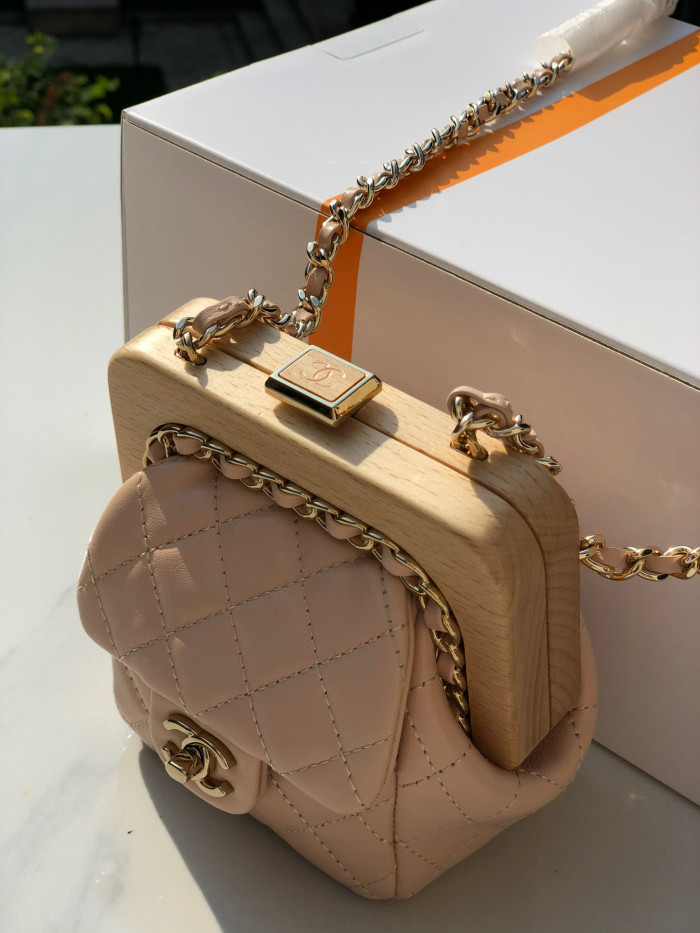 Chanel Leather Chain Diagonal Mini Bag #nigo22168
